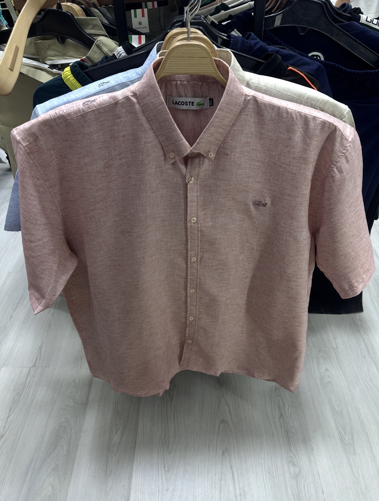 قميص Lacoste نص كم