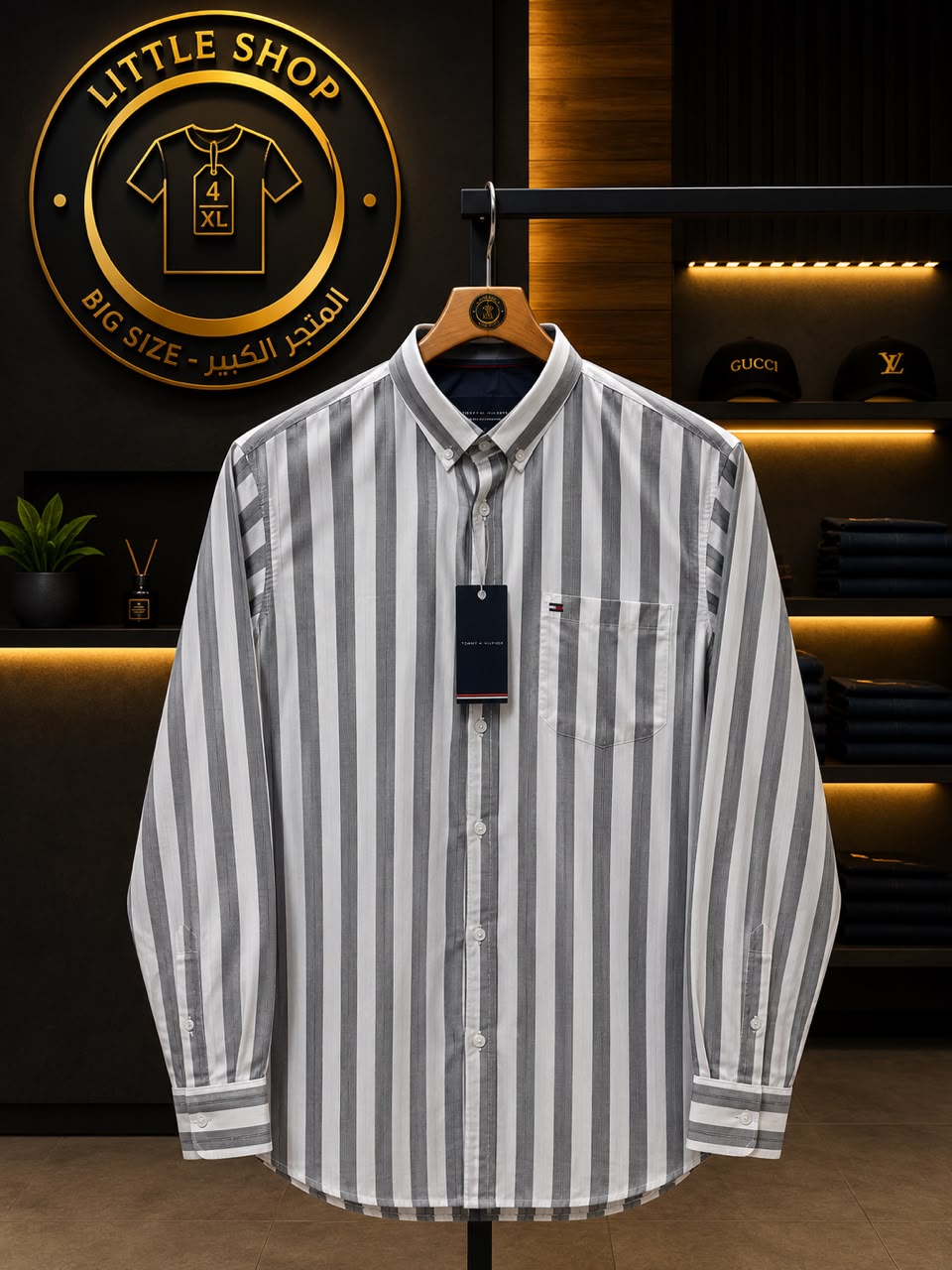 قميص tommy شريط